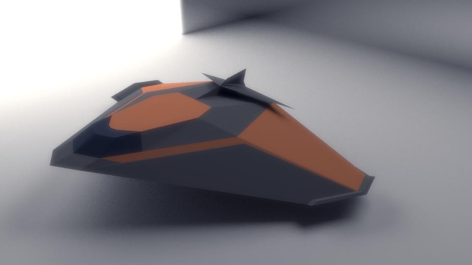 Lowpoly Spaceship preview image 1